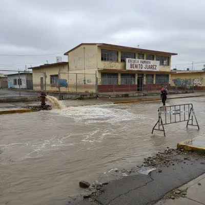 Fuga de agua en Calle 3ra